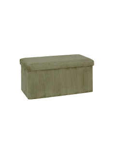POUF 207382C ARUM VERDE KAKI 76X38CM PIEGHEVOLE