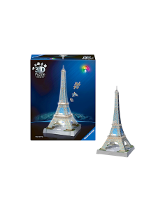 PUZZLE 3D 08024 TORRE EIFFEL 243PZ CON LED