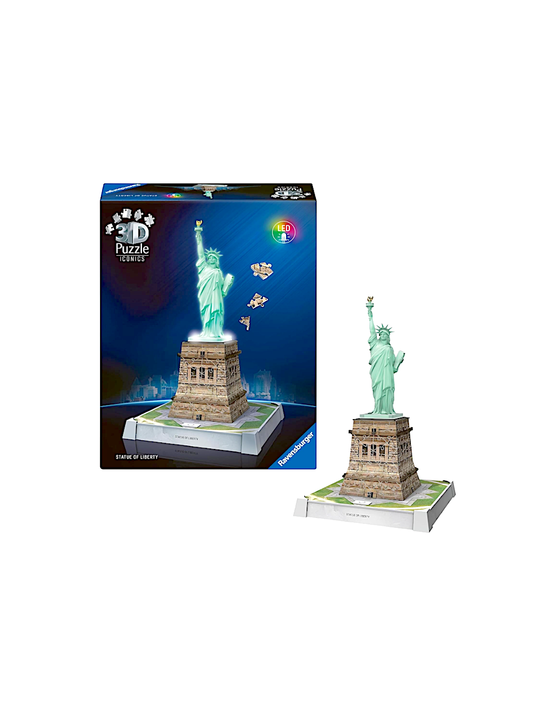 PUZZLE 3D 08027 STATUA DELLA LIBERTA 128PZ CON LED