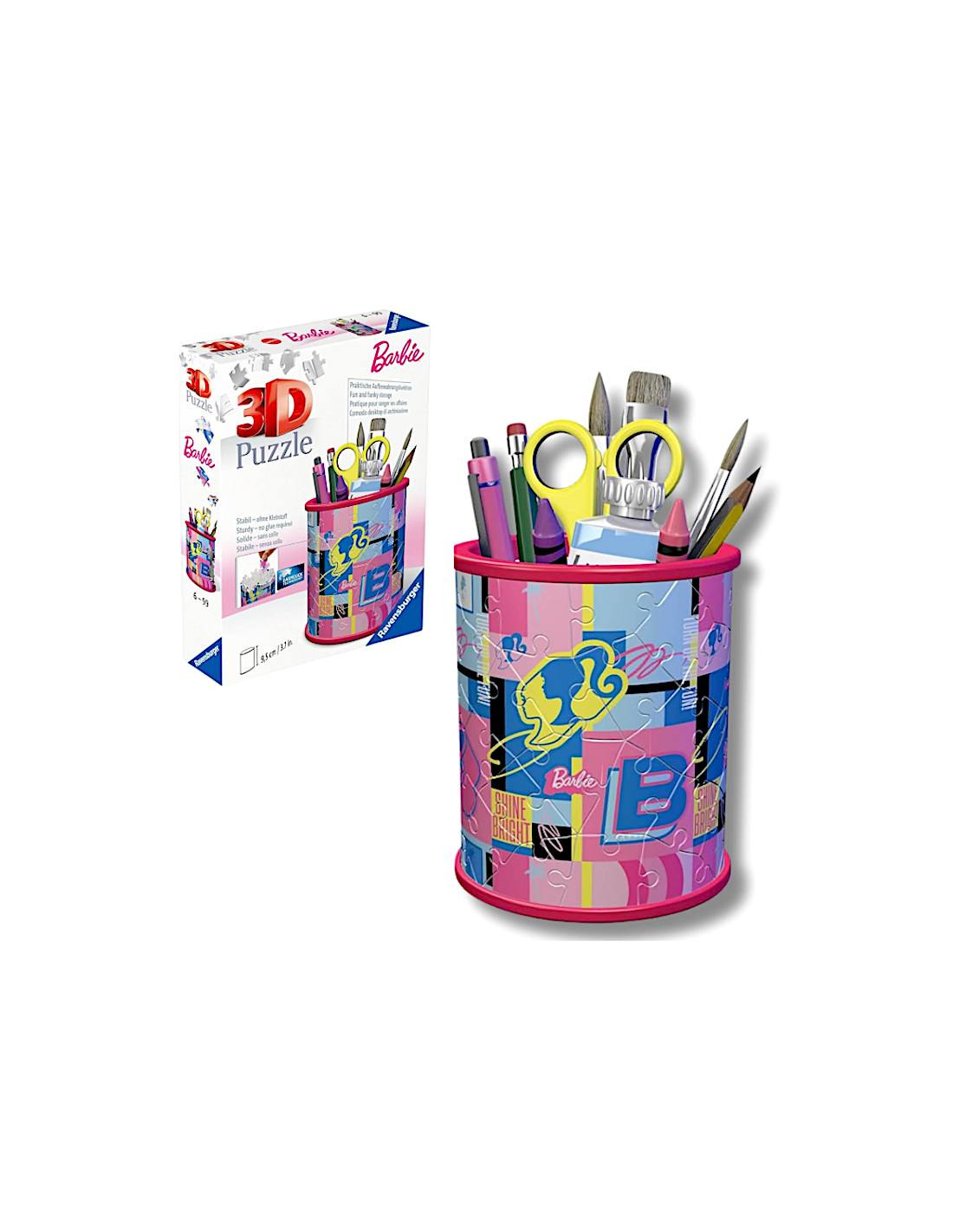 BARBIE 11585 PUZZLE 3D PORTAPENNE 57PZ