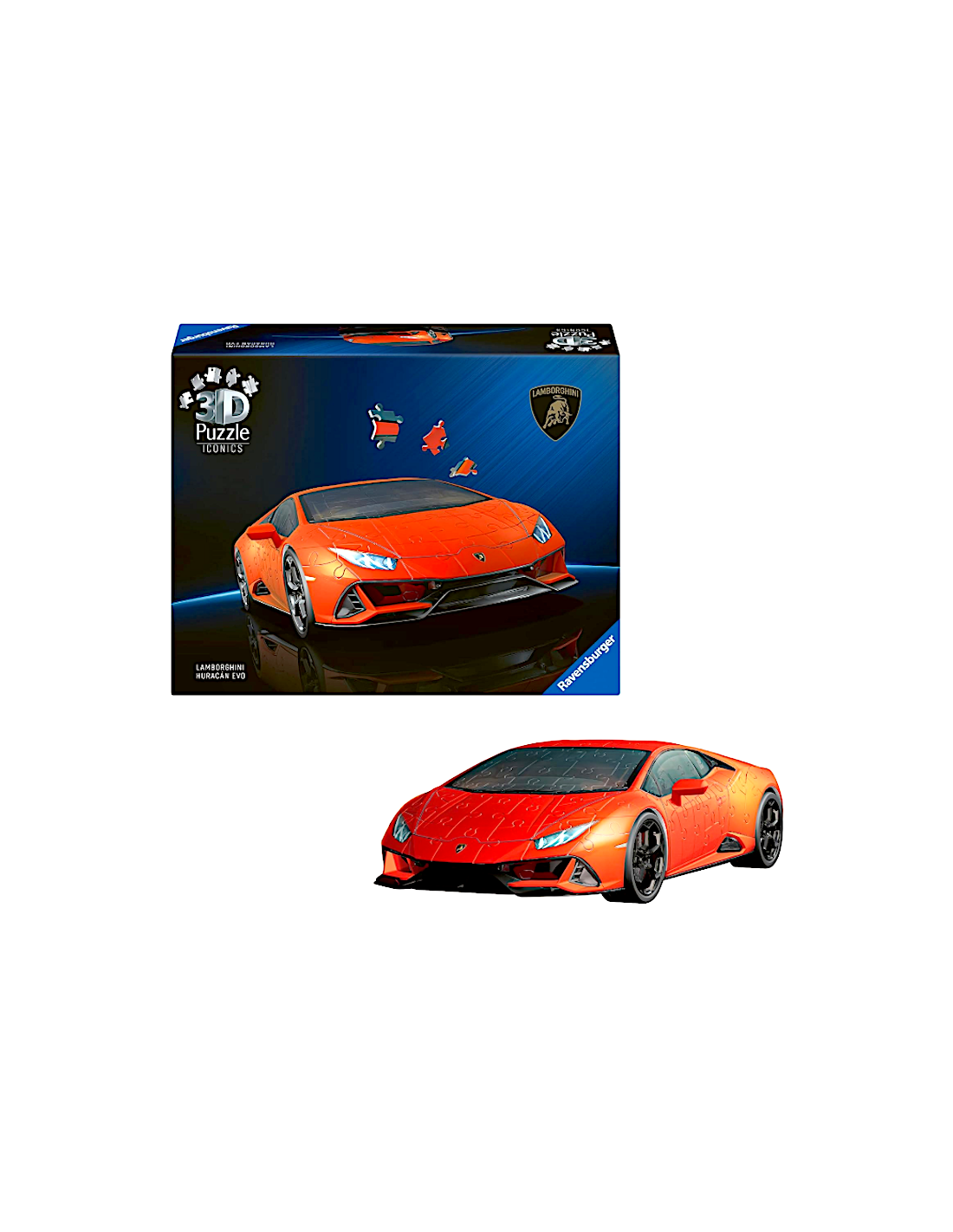 PUZZLE 3D 08052 LAMBORGHINI ARANCIO HURACAN EVO 158PZ