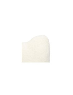 Cuscino in pelliccia Wavy Bliss, bianco, 35 x 48 cm, morbido e decorativo 2