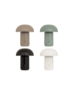 Lampada LED a fungo Lidi, H 11 cm, colori assortiti, luce decorativa a pile