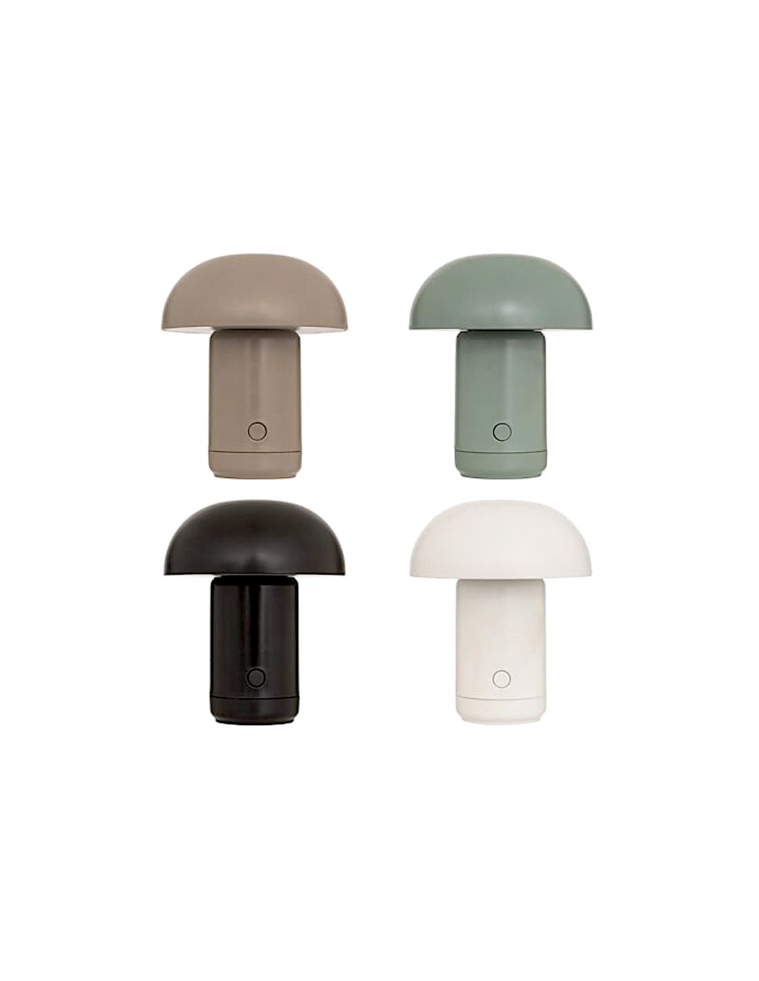 Lampada LED a fungo Lidi, H 11 cm, colori assortiti, luce decorativa a pile