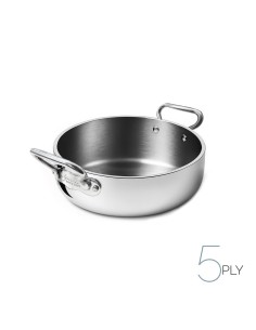 Tegame 2 Manici 28cm Rondeau Aluinox Baldassare Agnelli