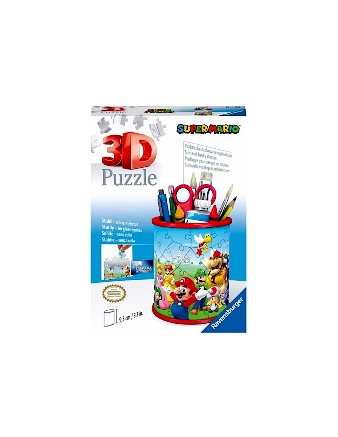 SUPERMARIO 11255 PUZZLE 3D PORTAPENNE 57PZ