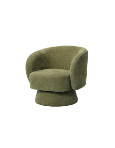 POLTRONA PETRA VELLUTO VERDE 78X81X77CM