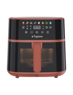 Iridea Friggitrice ad Aria 6 Litri Rosso Mela con Doppia Resistenza