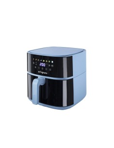 Friggitrice ad Aria, Tognana Iridea Carta da Zucchero, 8 Litri, Display Digitale, Doppia Resistenza