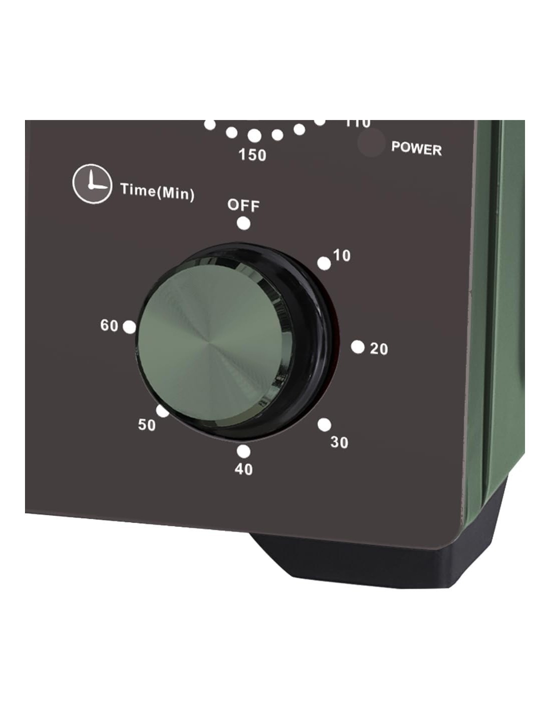 Forno elettrico ventilato Tognana Iridea 45L verde con girarrosto