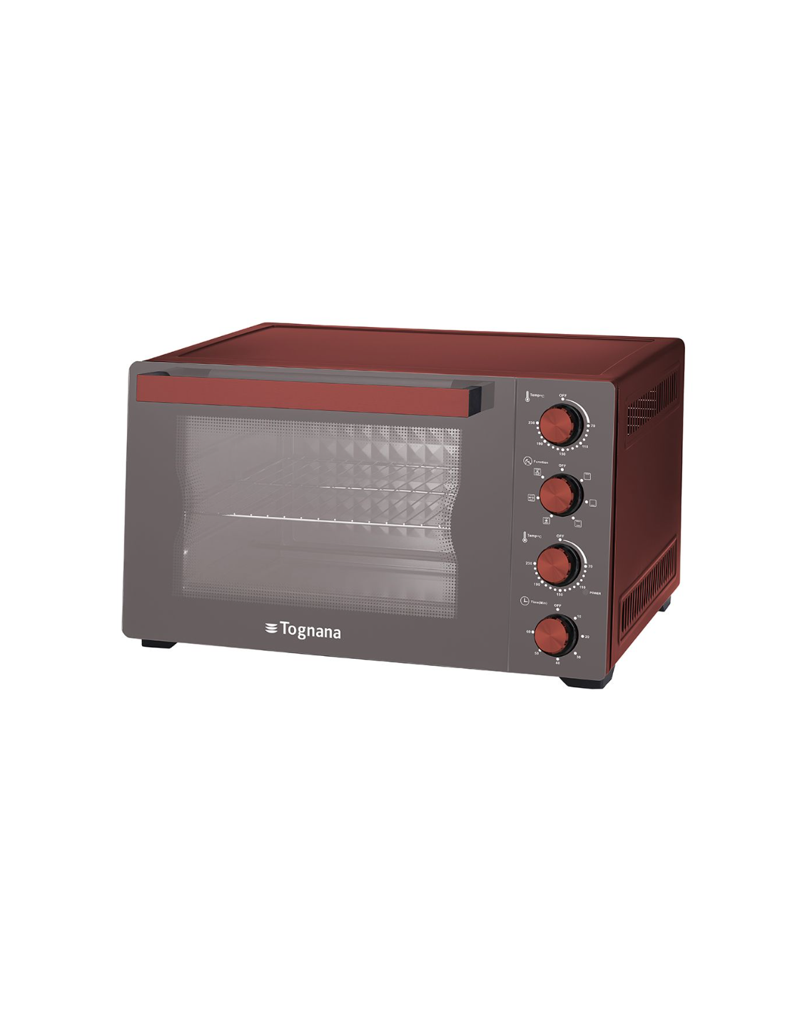 Forno Elettrico Tognana Iridea 45 L 1700 W – Ventilato con Girarrosto, Timer e 6 Funzioni