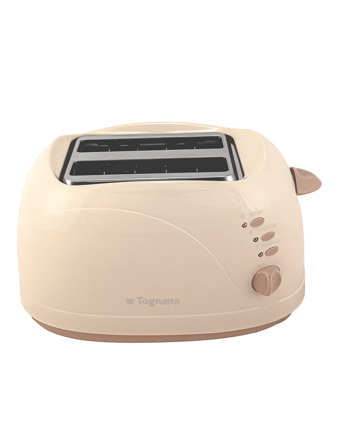 Tognana Iridea Tostapane con pinze 750W colore Champagne