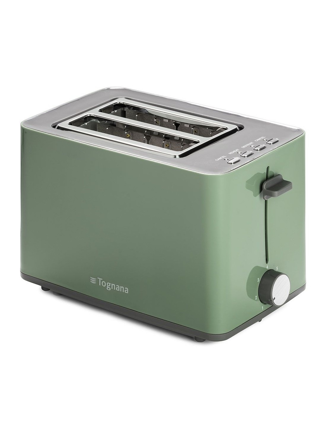 Tognana Iridea Tostapane con pinze 850W colore Verde Salvia