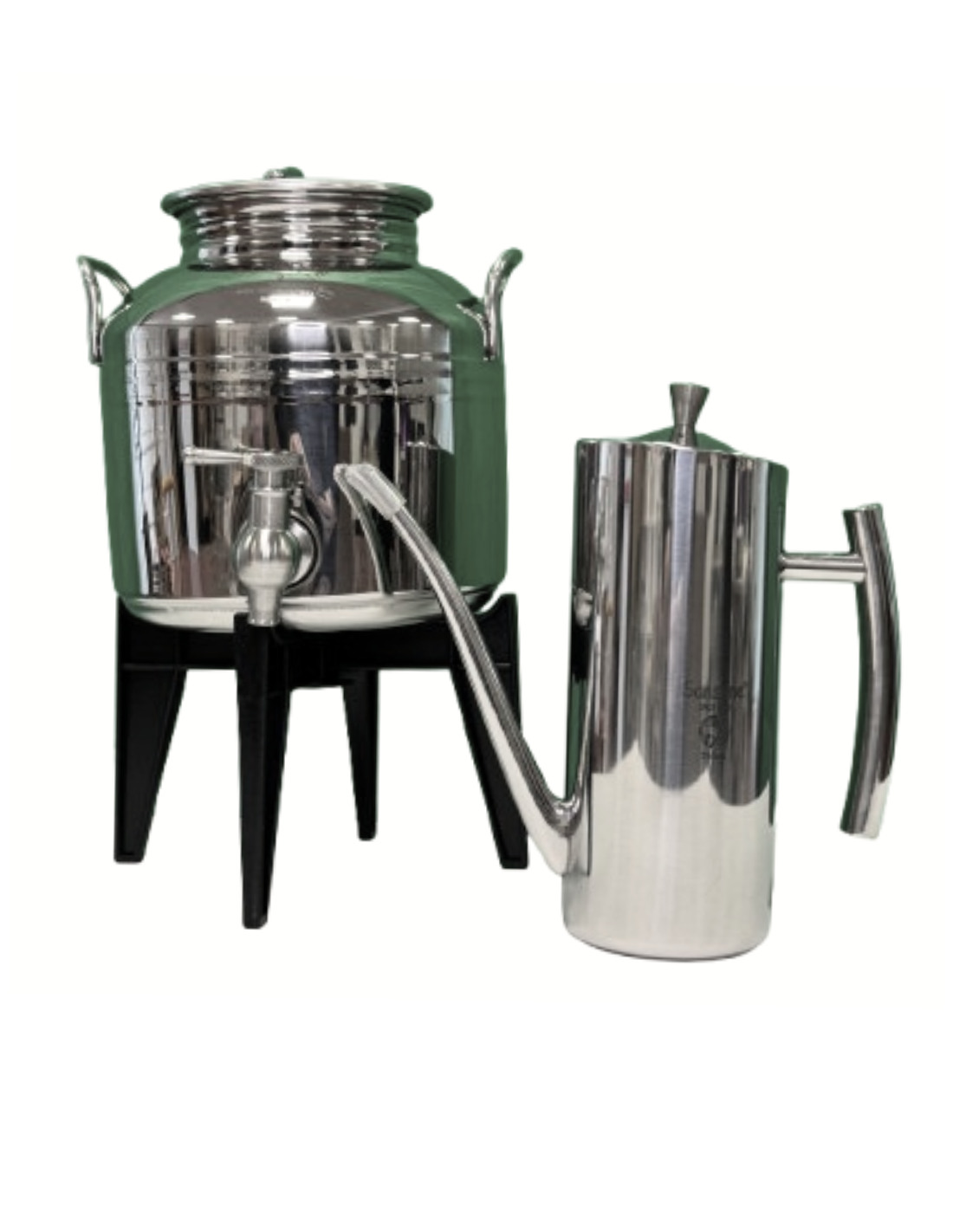 Set bidone olio 3 litri, oliera 75 cl, contenitore olio Europa, set conservazione olio, accessori cucina in latta