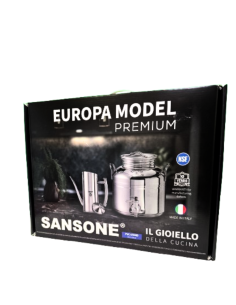 Set bidone olio 3 litri, oliera 75 cl, contenitore olio Europa, set conservazione olio, accessori cucina in latta