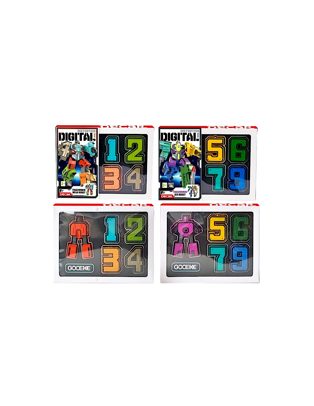 SET ROBOT TRASFORMABILI 36347 5 IN 1