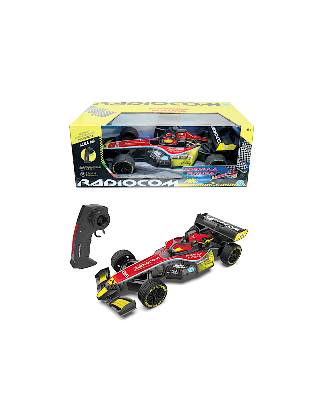 RADIOCOM 39021 VEICOLO F1 R/C FORMULA FUTURA 1:12
