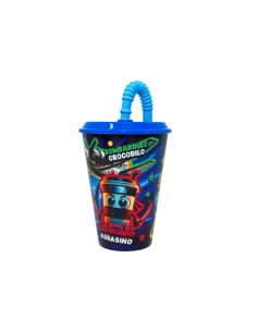 ITALIAN BRAINROT BICCHIERE CON CANNUCCIA 430ML