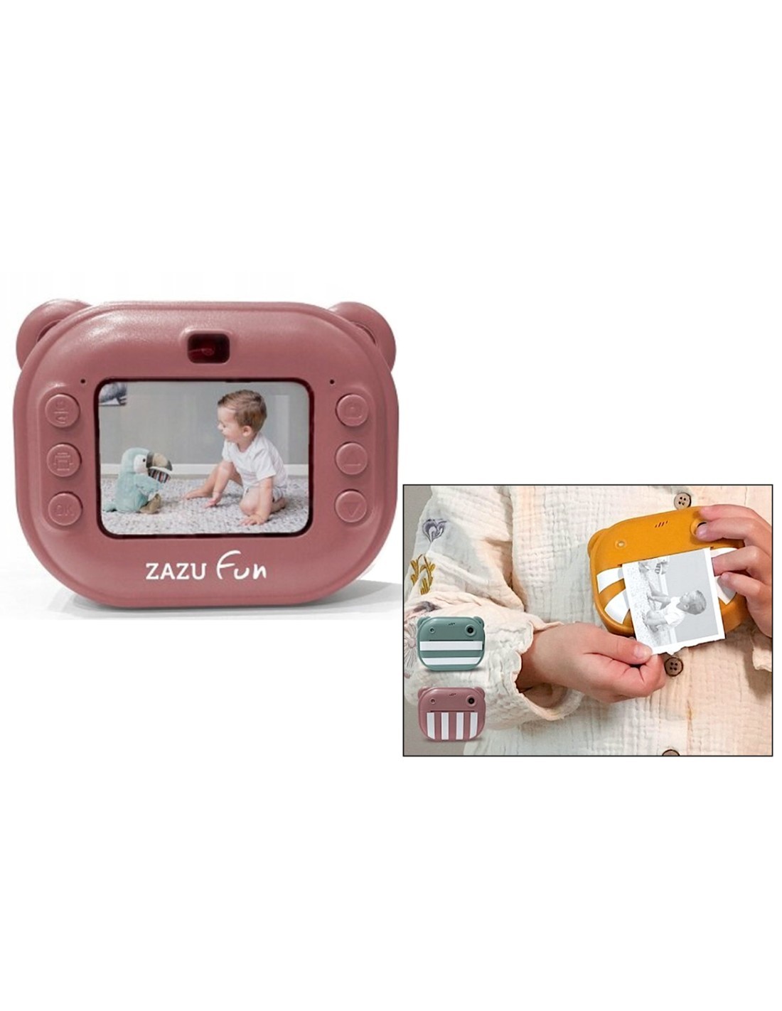 ZAZU FOTOCAMERA DIGITALE ROSA