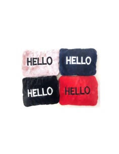 BORSA ACQUA CALDA ELETTRICA CON TASCA HELLO 27X19CM