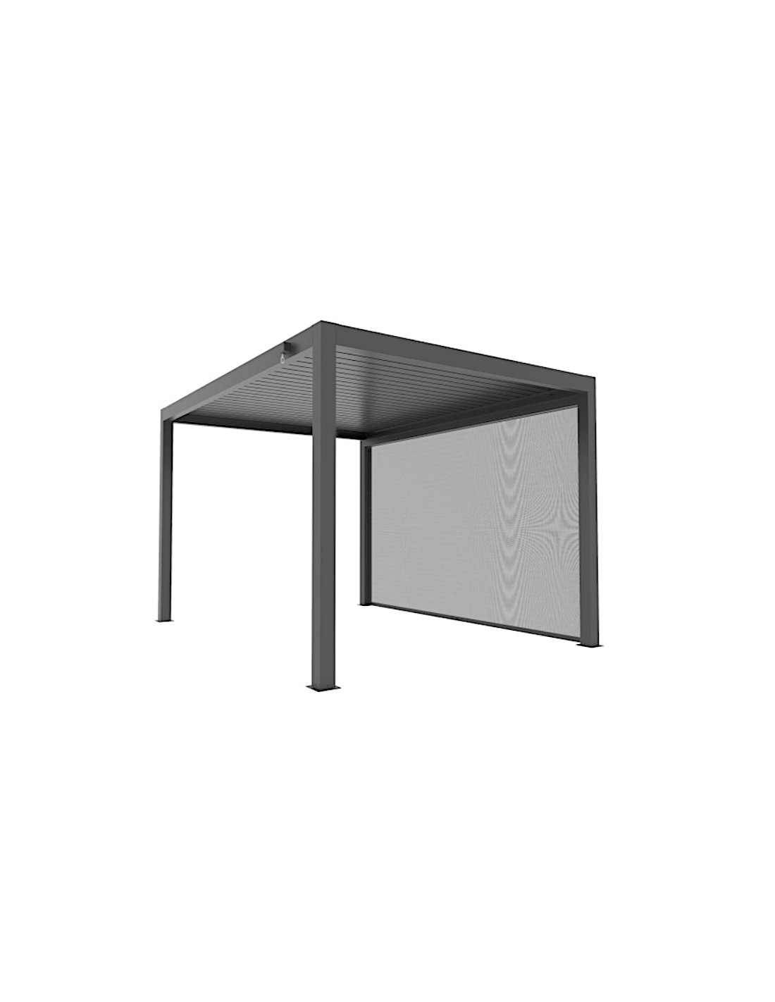 TENDA SCREEN A CADUTA LATO 4MT ANTRACITE