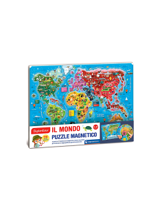 SAPIENTINO 16692 MONDO PUZZLE MAGNETICO