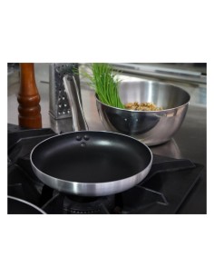 Padella antiaderente 24 cm, padella fonda alluminio, padella professionale Pinti Inox, padella PFOA free, FULL INDUCTION