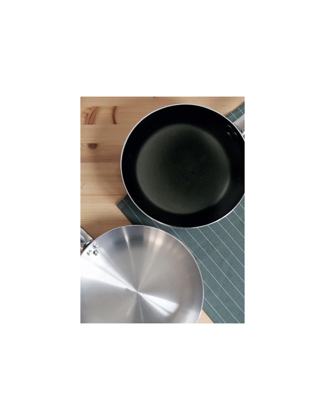 Padella antiaderente 24 cm, padella fonda alluminio, padella professionale Pinti Inox, padella PFOA free, FULL INDUCTION