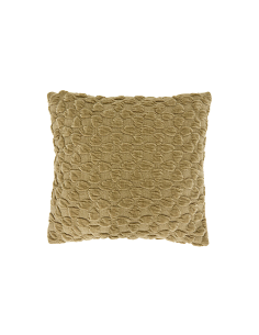 Cuscino ciniglia 3D kaki, cuscino Nova 40x40, cuscino arredo verde kaki, cuscino decorativo ciniglia