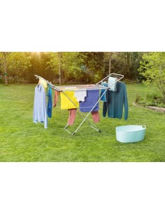 Vileda Tempo Stendibiancheria da Pavimento in Alluminio 20 m 2