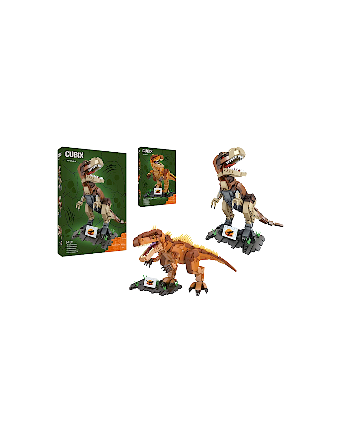 CUBIX 42895 DINOSAURO 18X15X43CM ASSORTITO