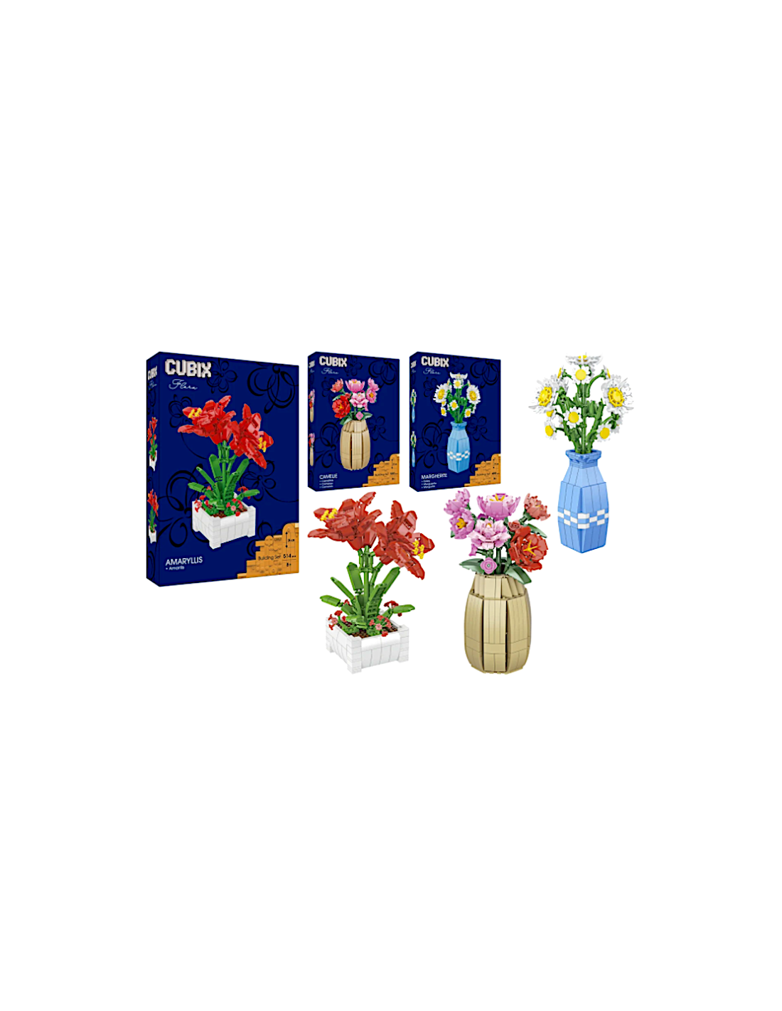 CUBIX 42893 VASO FIORI ASSORTITO
