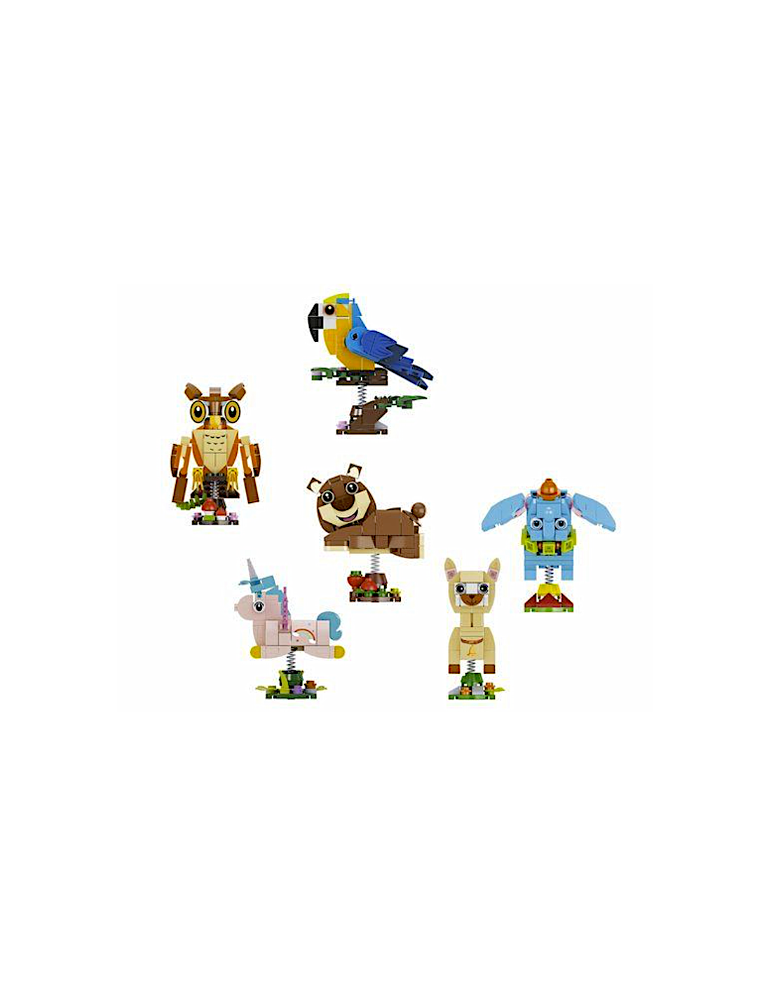 CUBIX 42761 ANIMALI A MOLLA ASSORTITO