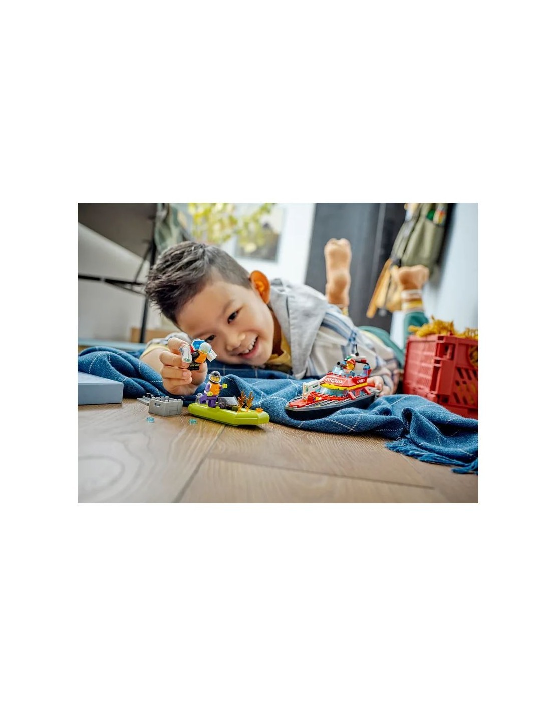 CITY 60373 BARCA DI SOCCORSO ANTINCENDIO su TreG Ingrosso