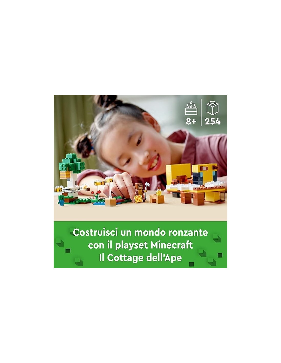 MINECRAFT COTTAGE DELL'APE 21241 su TreG Ingrosso