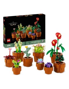 LEGO Icons Piantine, Set Collezione Botanica, Fiori Artificiali, Vaso Terracotta, Decorazione Casa, Idee Regalo 2