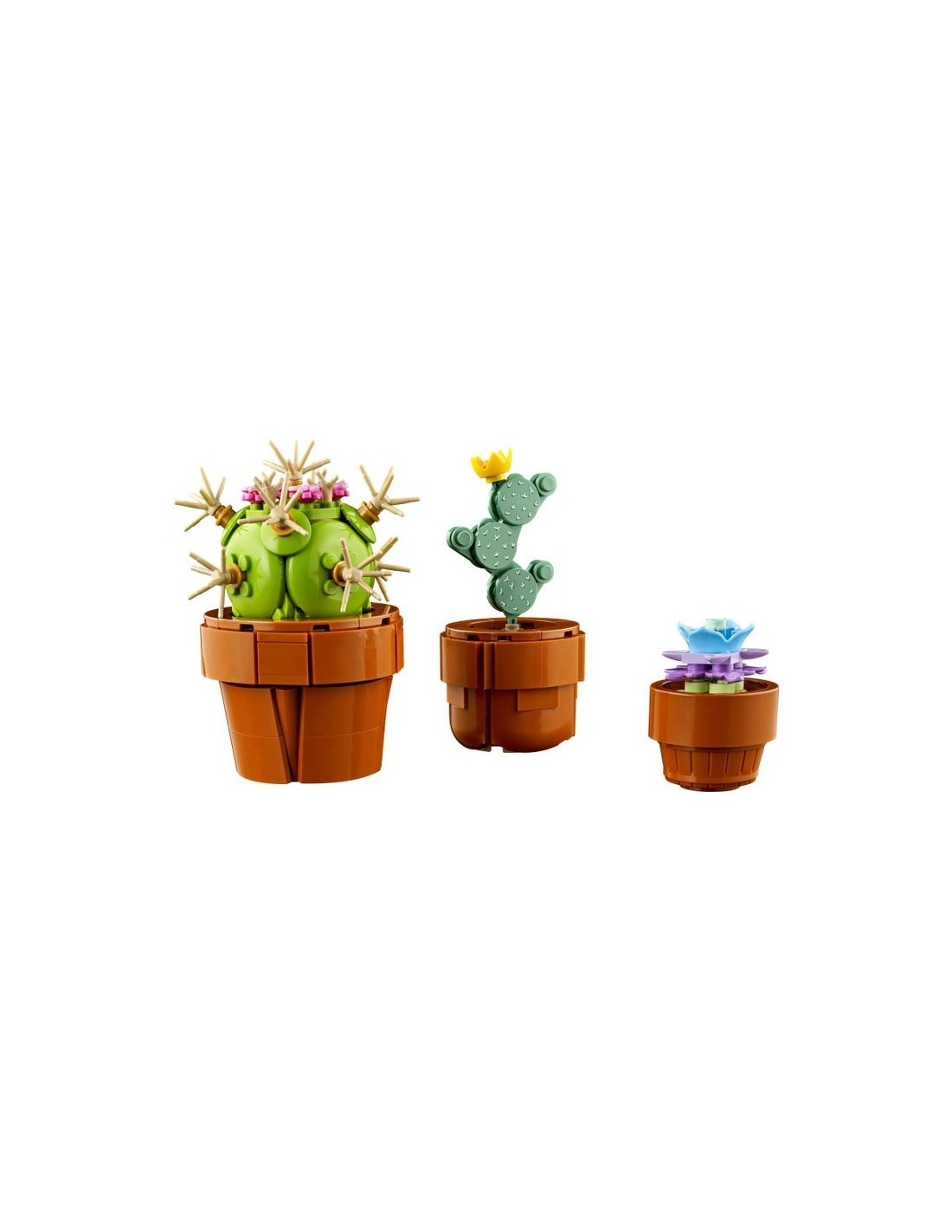 LEGO Icons Piantine, Set Collezione Botanica, Fiori Artificiali, Vaso Terracotta, Decorazione Casa, Idee Regalo