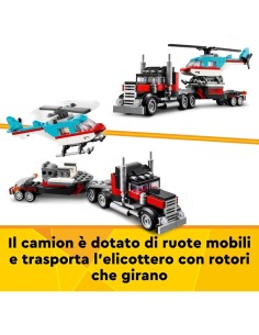 CREATOR 31146 AUTOCARRO CON ELICOTTERO LEGO