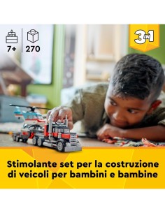 CREATOR 31146 AUTOCARRO CON ELICOTTERO LEGO