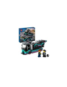 lego city auto da corsa e trasportatore 60406