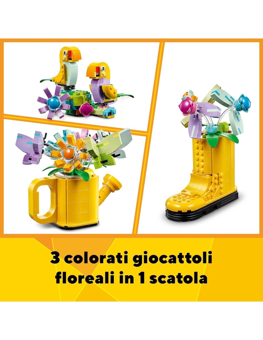 CREATOR 31149 INNAFFIATOIO CON FIORI LEGO
