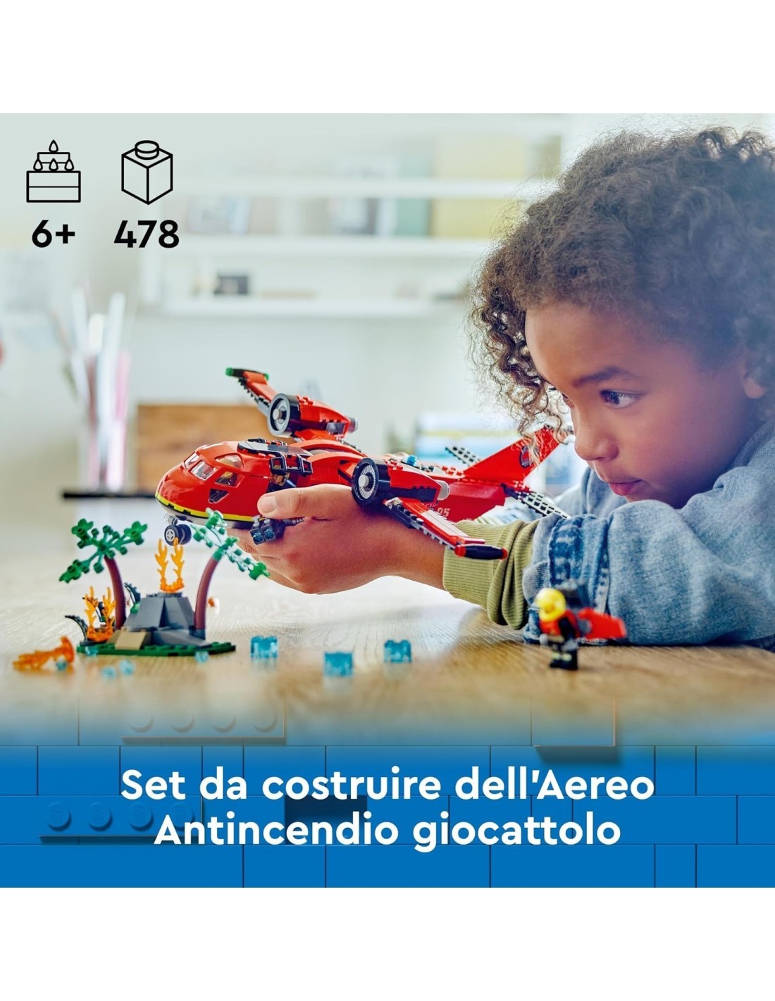 Lego City aereo anticendio 60413