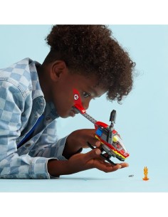 Lego city  elicottero dei pompieri 60411