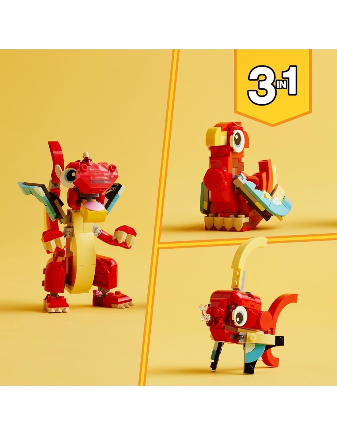 CREATOR 31145 DRAGO ROSSO LEGO