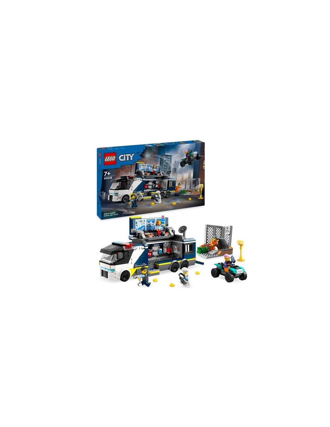 CITY 60418 CAMION LABORATORIO MOBILE DELLA POLIZIA LEGO