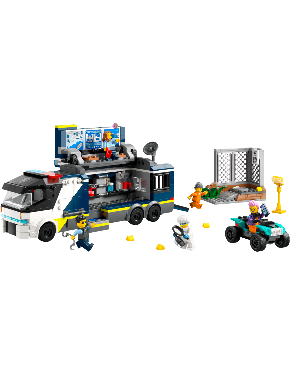 CITY 60418 CAMION LABORATORIO MOBILE DELLA POLIZIA LEGO