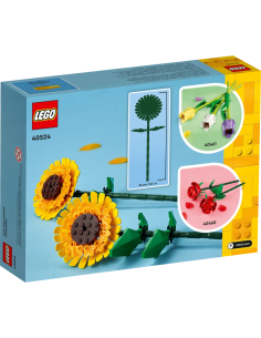 LEGO Creator Girasoli, Fiori Finti da Costruire, Decorazioni per Casa o Cameretta, Regalo Creativo per Bambini 40524