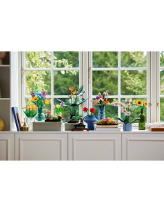 LEGO Creator Girasoli, Fiori Finti da Costruire, Decorazioni per Casa o Cameretta, Regalo Creativo per Bambini 40524