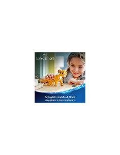 DISNEY SIMBA CUCCIOLO DEL RE LEONE, GIOCO BAMBINI, REGALO LEGO