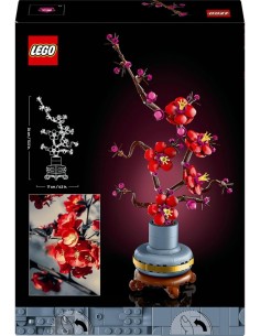 LEGO, BOTANICALS, ALBICOCCO GIAPPONESE, FIORE FINTO, ARTIFICIALE, DECORAZIONE CASA, MODELLINO ADULTI 2